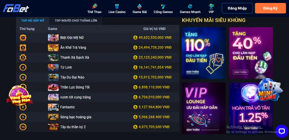 Ưu đãi chào mừng thành viên mới Cbvip Hiện Đang Mở